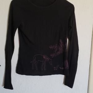 Moss mills horse and squirrel top💕 retired vintage